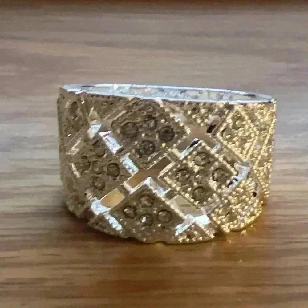Charter Club Silver Plated Ring Size 10 New in Box - Picture 6 of 8
